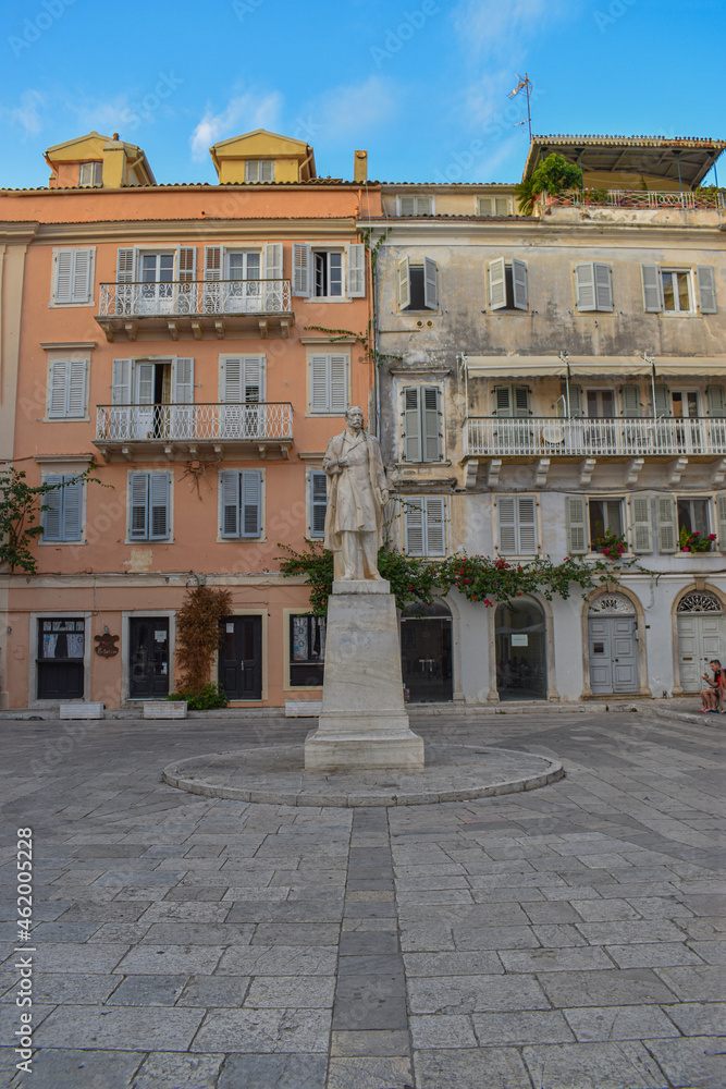 Monument at Corfu island
