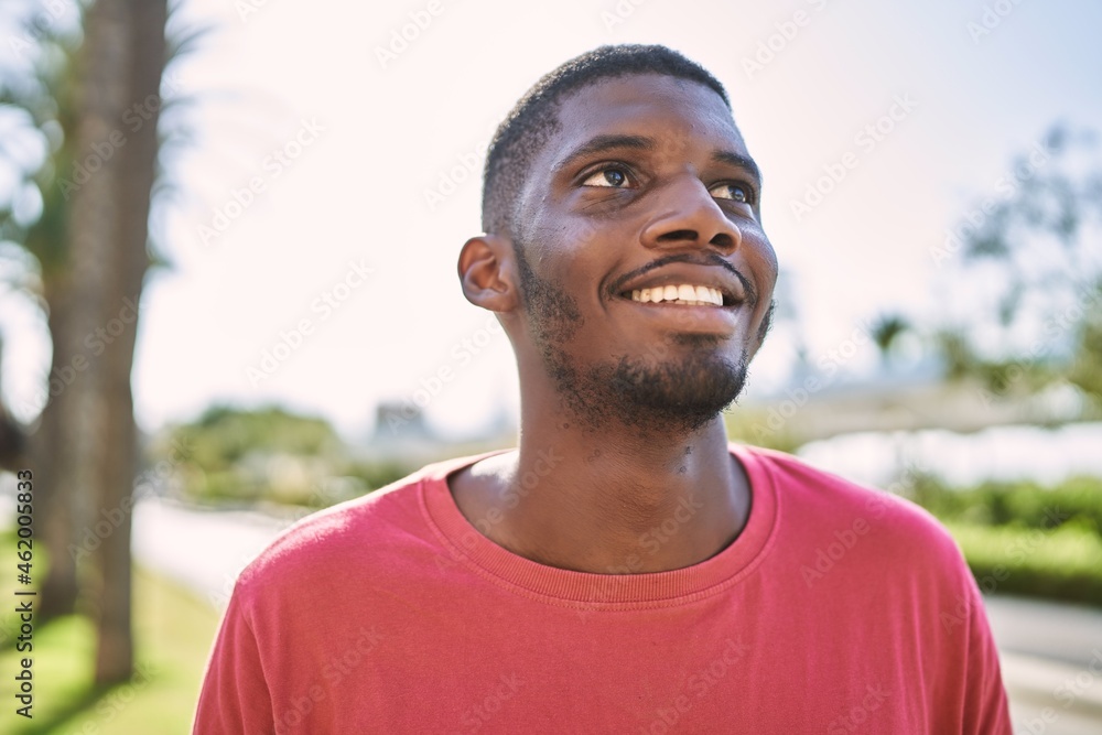 Young african man smiling confident at park Young african man smiling confident at park