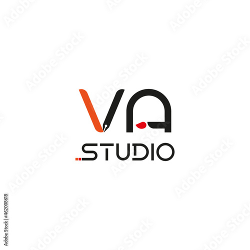VA studio logo for business