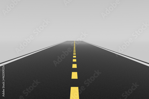 3d rendering different kinds road