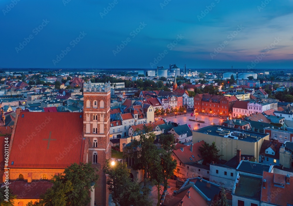 Old town of Sroda Wielkopolska, Poland