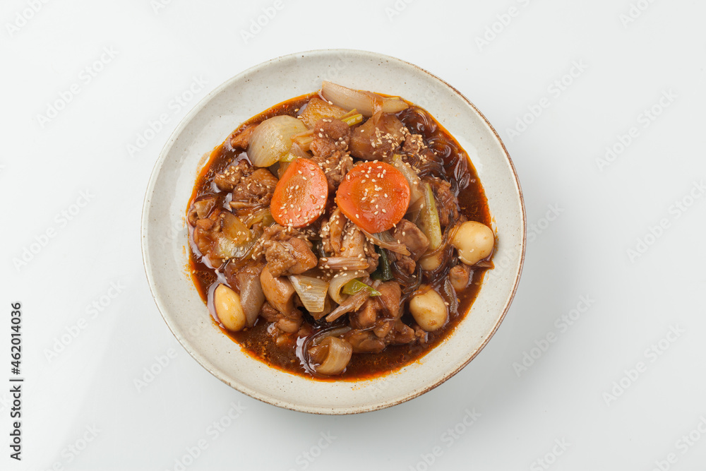 닭,닭고기,식사,요리,음식,찜,찜닭,채소,한국