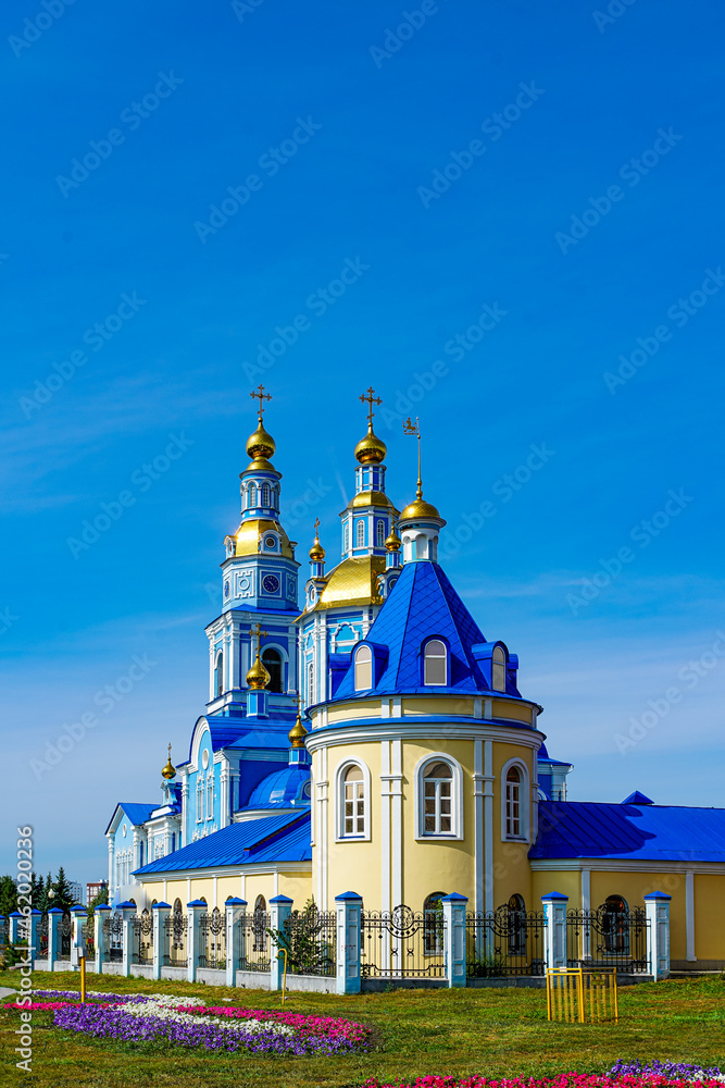 The Orthodox Church. Savior-Ascension Cathedral.  Ulyanovsk. Russia.
