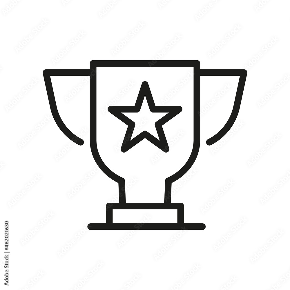 Vector Line Icon Related Award, Cup, Winner, Trophy Vector Line Icon Related Award, Cup, Winner, Trophy