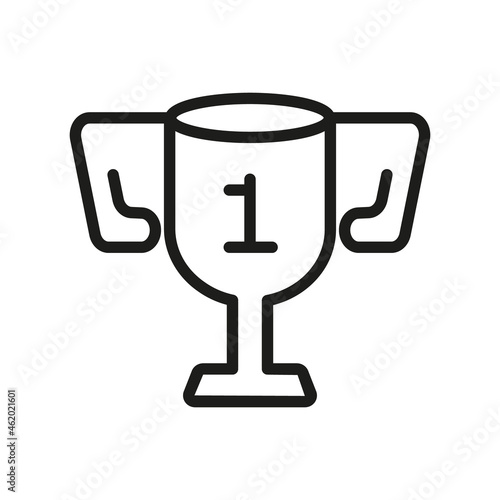 Vector Line Icon Related Award, Cup, Winner, Trophy