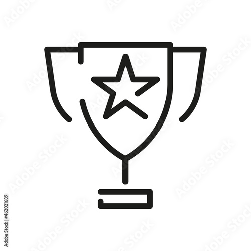 Vector Line Icon Related Award, Cup, Winner, Trophy