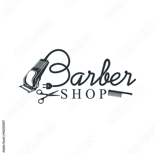logo template for barber shop