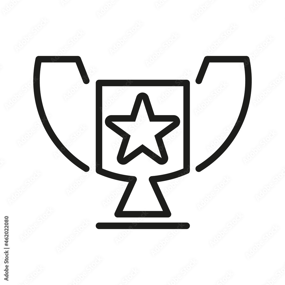 Vector Line Icon Related Award, Cup, Winner, Trophy Vector Line Icon Related Award, Cup, Winner, Trophy