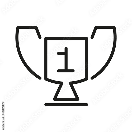 Vector Line Icon Related Award, Cup, Winner, Trophy