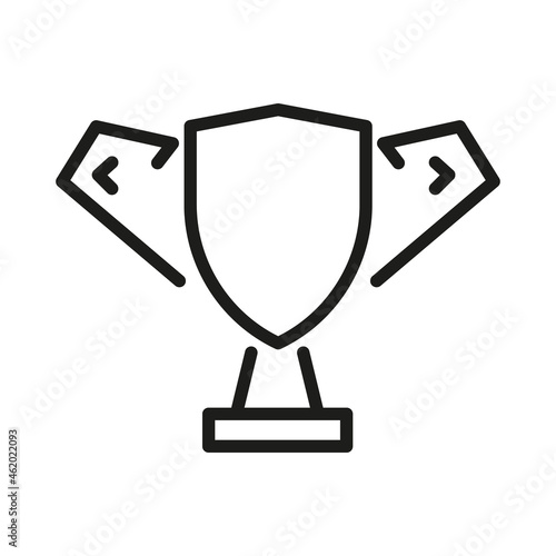 Vector Line Icon Related Award, Cup, Winner, Trophy