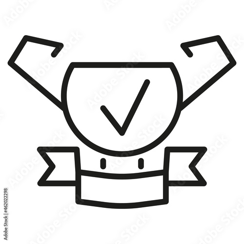 Vector Line Icon Related Award, Cup, Winner, Trophy