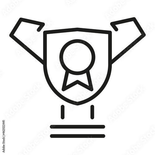 Vector Line Icon Related Award, Cup, Winner, Trophy