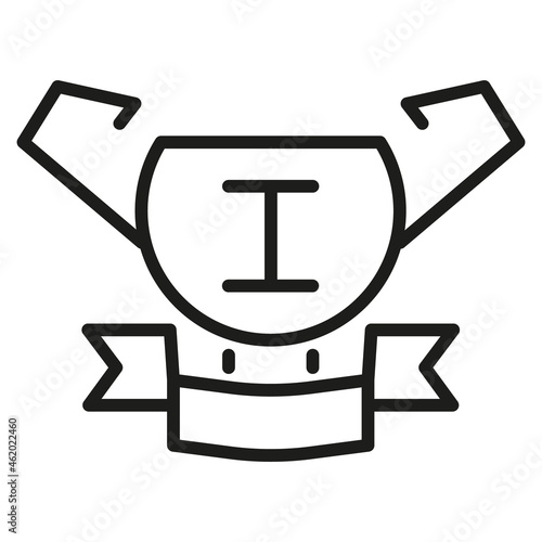 Vector Line Icon Related Award, Cup, Winner, Trophy