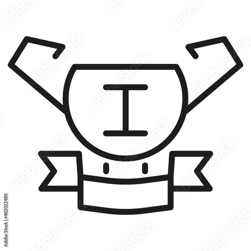 Vector Line Icon Related Award, Cup, Winner, Trophy