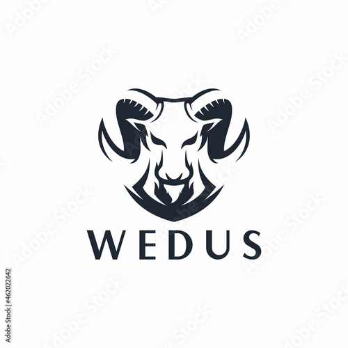 goat logo template