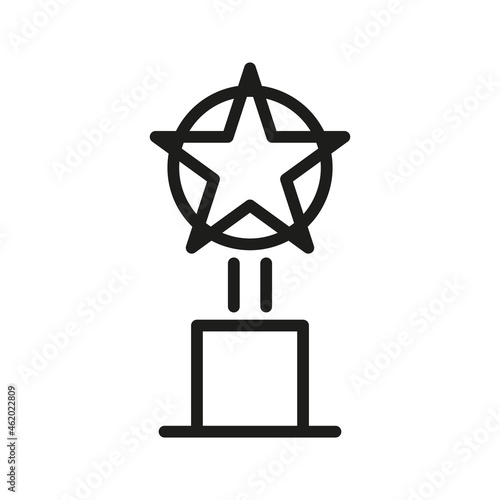 Vector Line Icon Related Award, Cup, Winner, Trophy