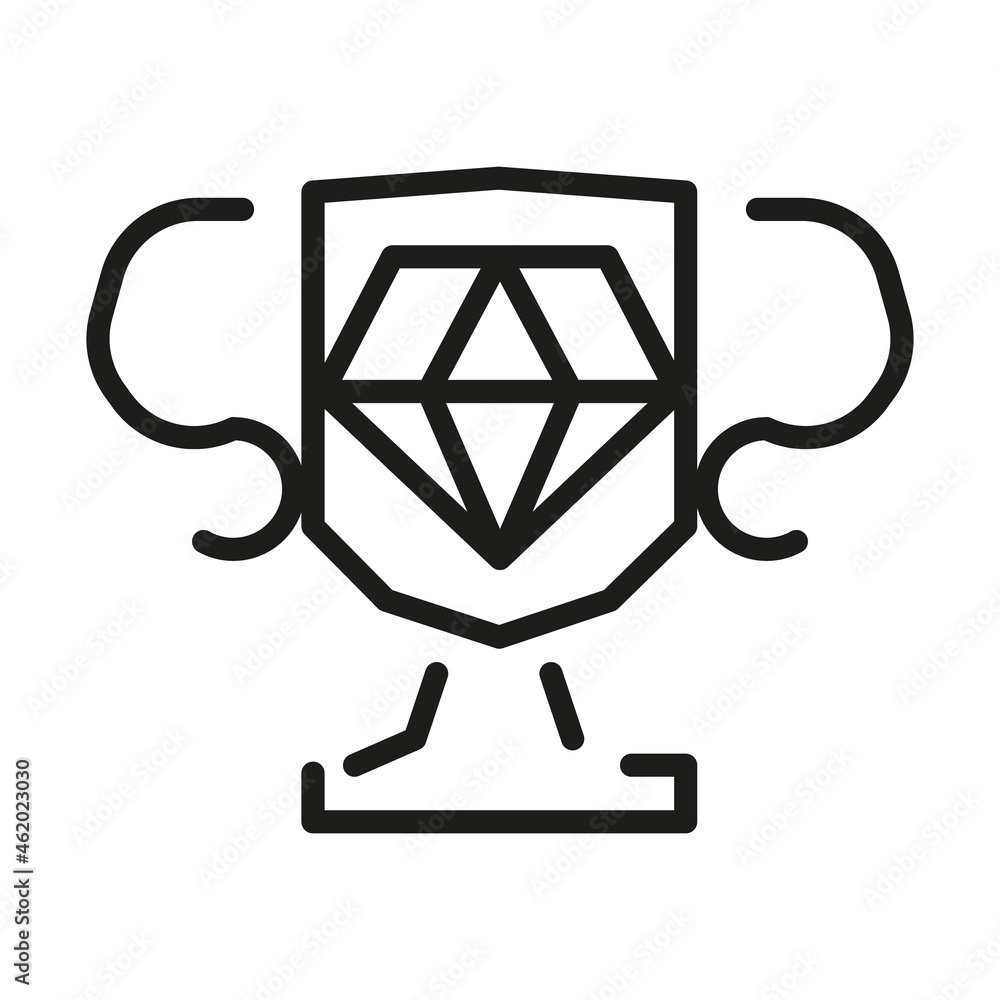 Vector Line Icon Related Award, Cup, Winner, Trophy Vector Line Icon Related Award, Cup, Winner, Trophy