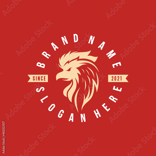 rooster logo template