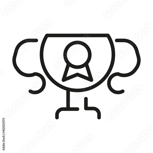 Vector Line Icon Related Award, Cup, Winner, Trophy