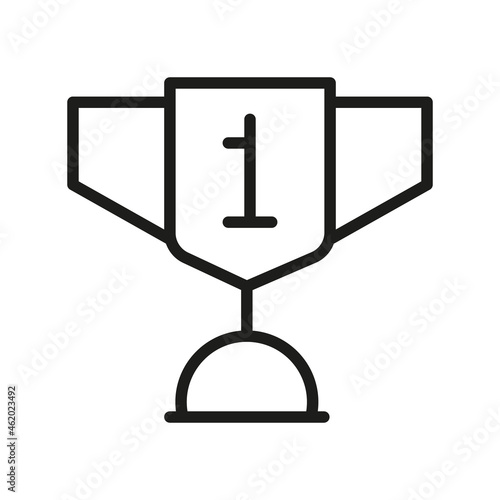 Vector Line Icon Related Award, Cup, Winner, Trophy