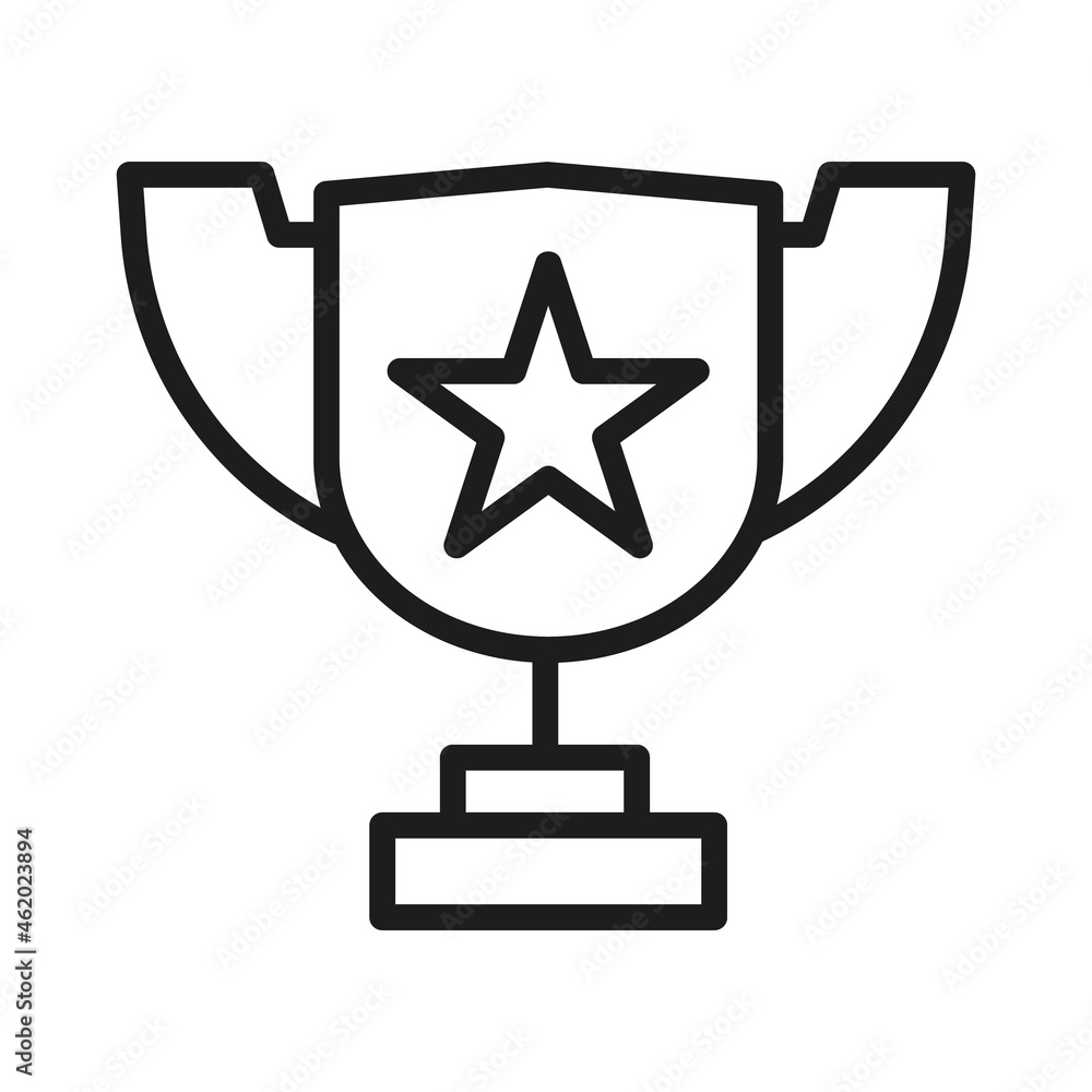 Vector Line Icon Related Award, Cup, Winner, Trophy Vector Line Icon Related Award, Cup, Winner, Trophy