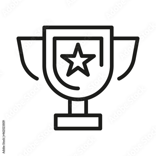 Vector Line Icon Related Award, Cup, Winner, Trophy