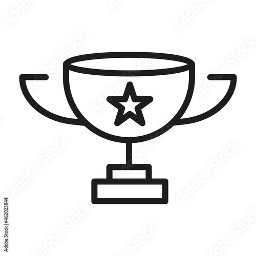 Vector Line Icon Related Award, Cup, Winner, Trophy