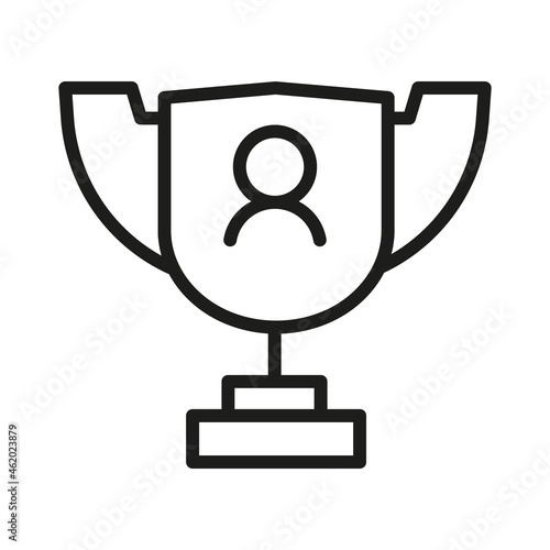 Vector Line Icon Related Award, Cup, Winner, Trophy