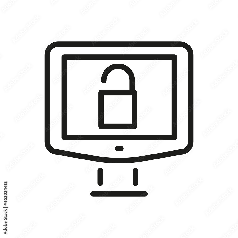 Computer Icon Isolated On White Background. Monitor Symbol Modern, Simple, Vector, Icon For Website Design, Mobile APP, UI. Vector Illustration Computer Icon Isolated On White Background. Monitor Symbol Modern, Simple, Vector, Icon For Website Design, Mobile APP, UI. Vector Illustration