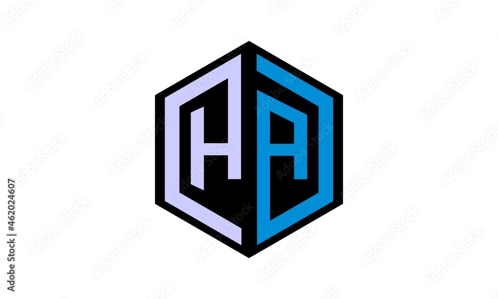 elegant brand H&A alphabet logo elegant brand H&A alphabet logo