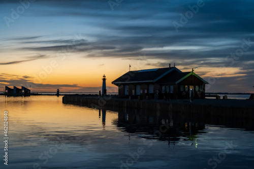 sunset on the pier © Jane