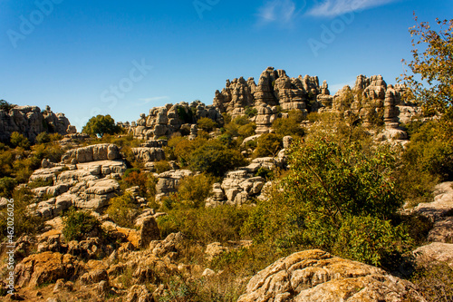 Torcal de Antequera, en la localidad de Antequera, provincia de Málaga, Andalucía, España.