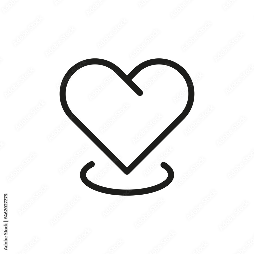 Vector Line Icon Related Heart, Love, Friendship Vector Line Icon Related Heart, Love, Friendship