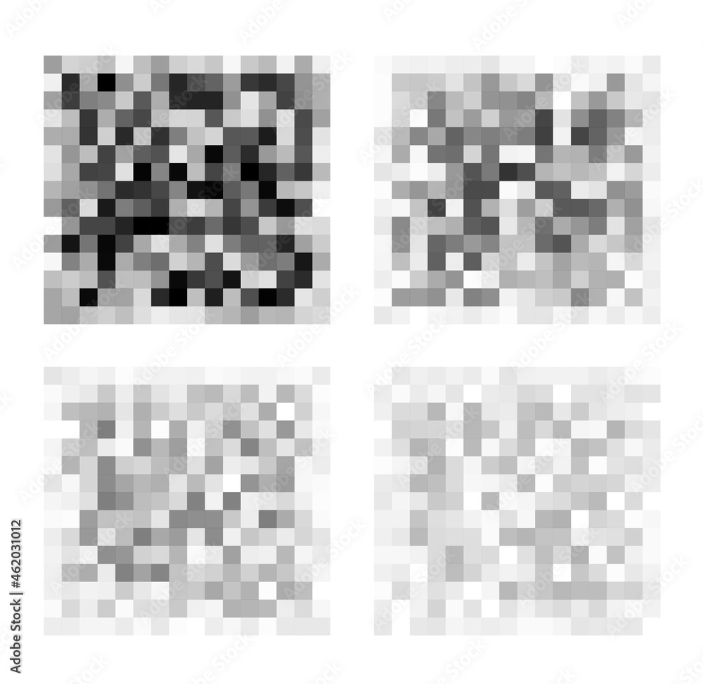 Censored pixel bar. Set of blured grey censorship background. Vector illustration for photo, app or tv. Censored pixel bar. Set of blured grey censorship background. Vector illustration for photo, app or tv.