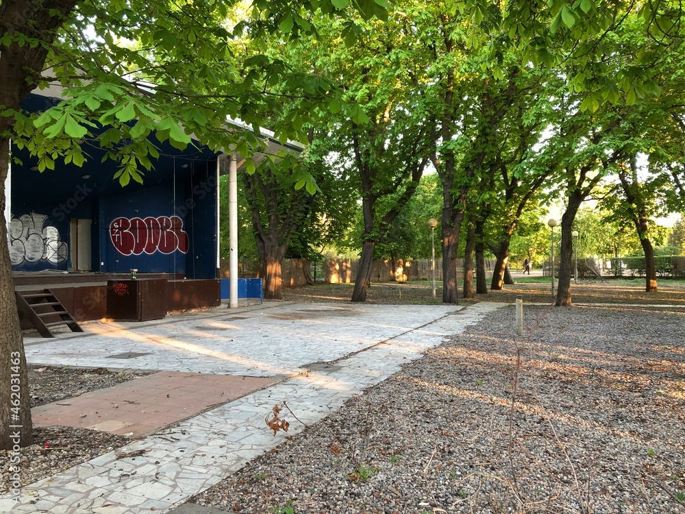 Fototapeta premium Popular park in Europe