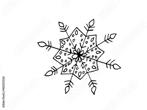 christmas snowflake ornament