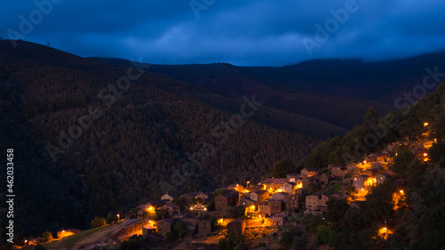 Dusk Over Talasnal (Schist Village)