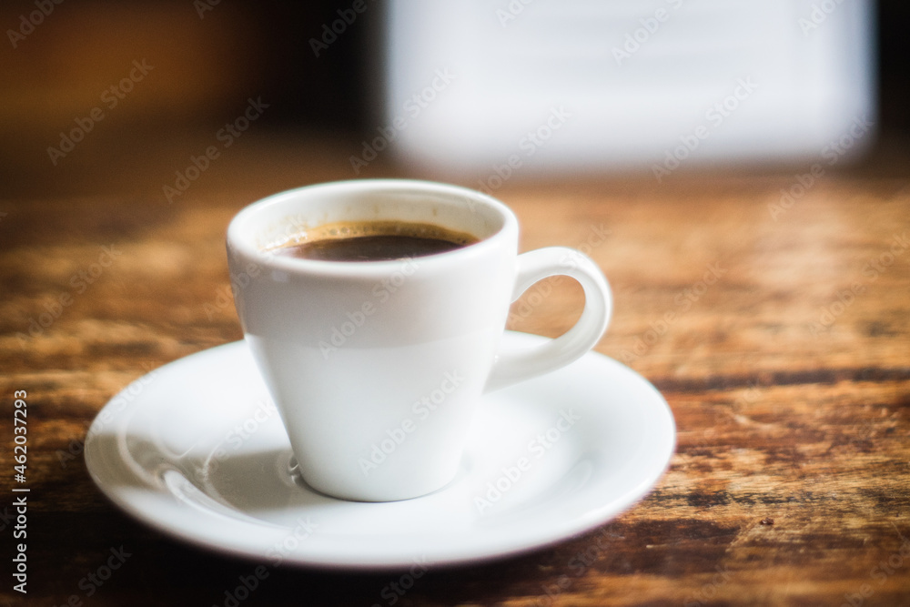 Establecer 2 tazas de café espresso