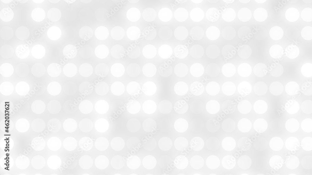 Dot white gray pattern gradient texture background. Abstract  technology big data digital background. 3d rendering.