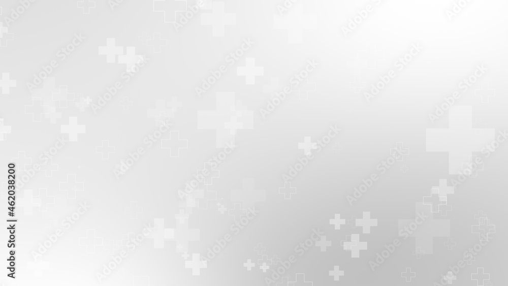 Abstract medical white gray cross pattern background. Abstract medical white gray cross pattern background.