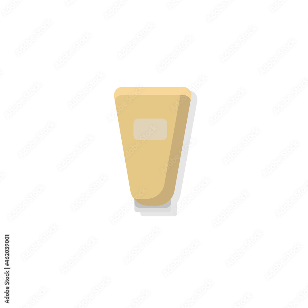 Tube container for cream isolated illustration. Tube flat icon on white background. Tube clipart. Tube container for cream isolated illustration. Tube flat icon on white background. Tube clipart.