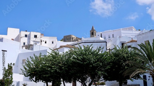 The Whitewashed Houses Of Vejer De La Frontera, Andalusia