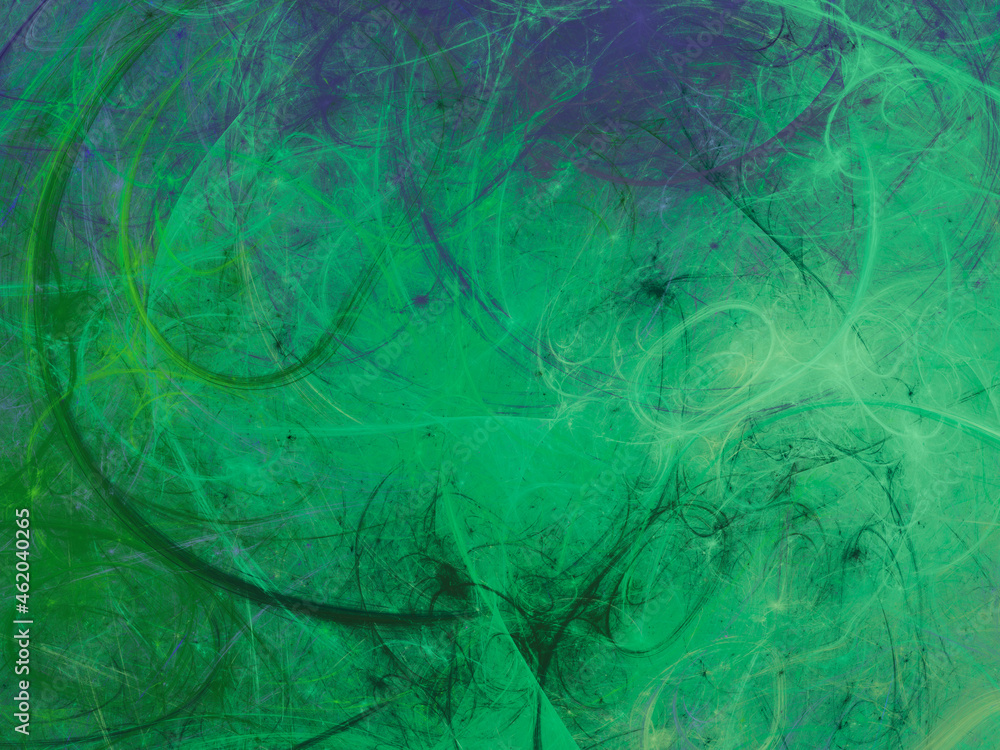 green abstract fractal background 3d rendering illustration green abstract fractal background 3d rendering illustration
