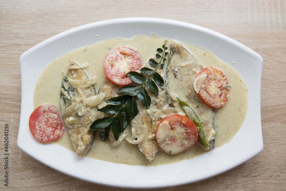 pomfret fish curry pomfret fish moly very tasty indian spicy fish curry with coconut milk pomfret fish curry pomfret fish moly very tasty indian spicy fish curry with coconut milk
