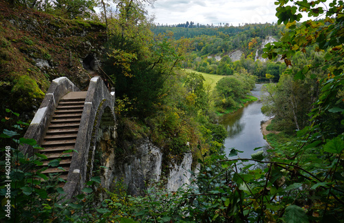 Teufelsbr  cke im f  rstlichen Park Inzigkofen  Naturpark Obere Donau  Baden W  rttemberg  Deutschland