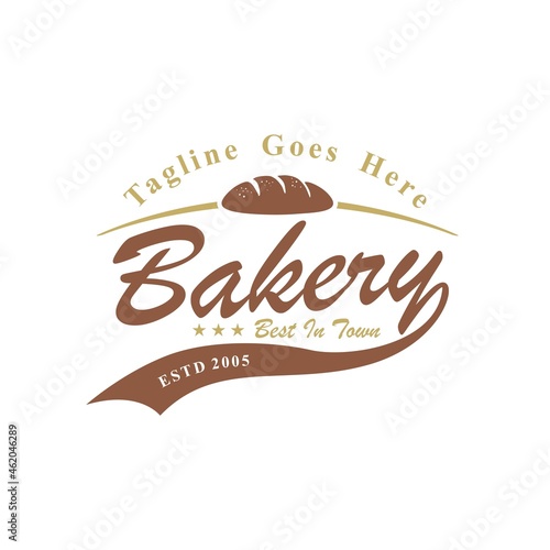 Bakery shop logo  label  badge  emblem and design element