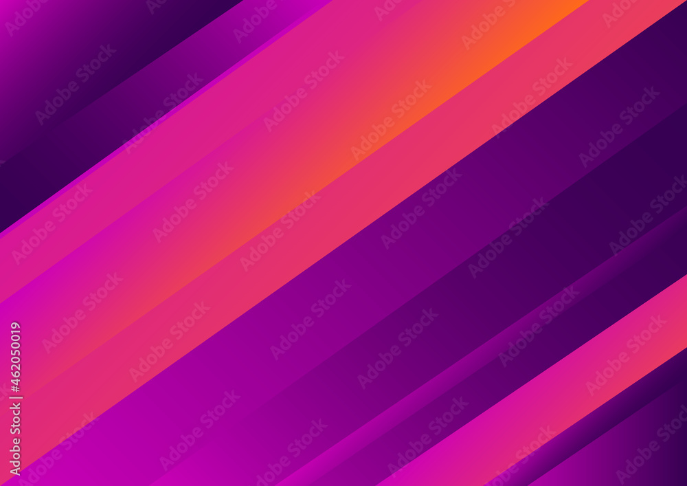 Obraz premium Horizontal abstract bright color background with graphic elements. Vector illustration.