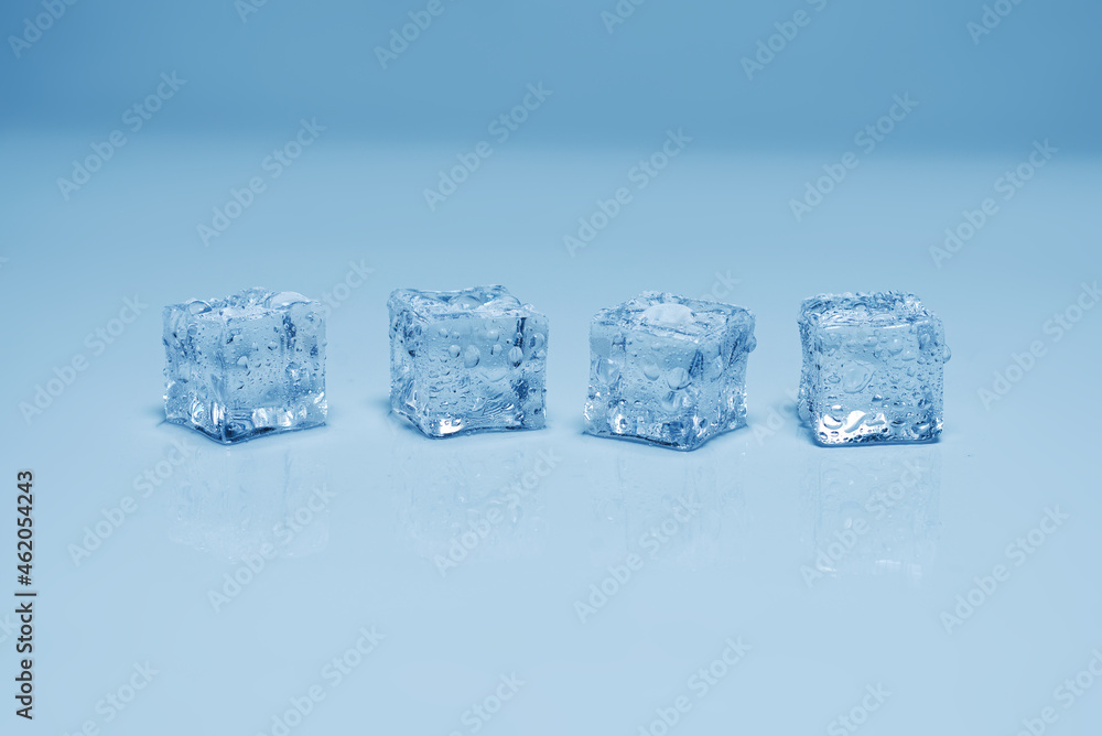 Ice crystal cubes, space for text or design. Ice crystal cubes, space for text or design.
