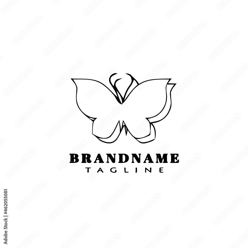 shape butterfly logo cartoon icon design template black isolated vector illustration shape butterfly logo cartoon icon design template black isolated vector illustration