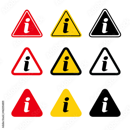 Set of Information help icon, helpdesk info bubble desk. Vector sing isolated on white background